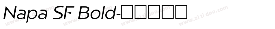 Napa SF Bold字体转换